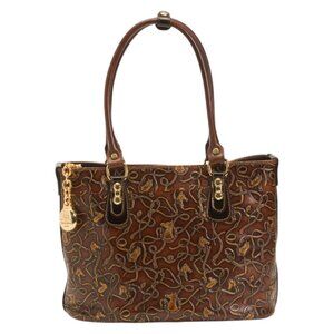 MARINO ORLANDI Made In Italy Leather Logo Tote